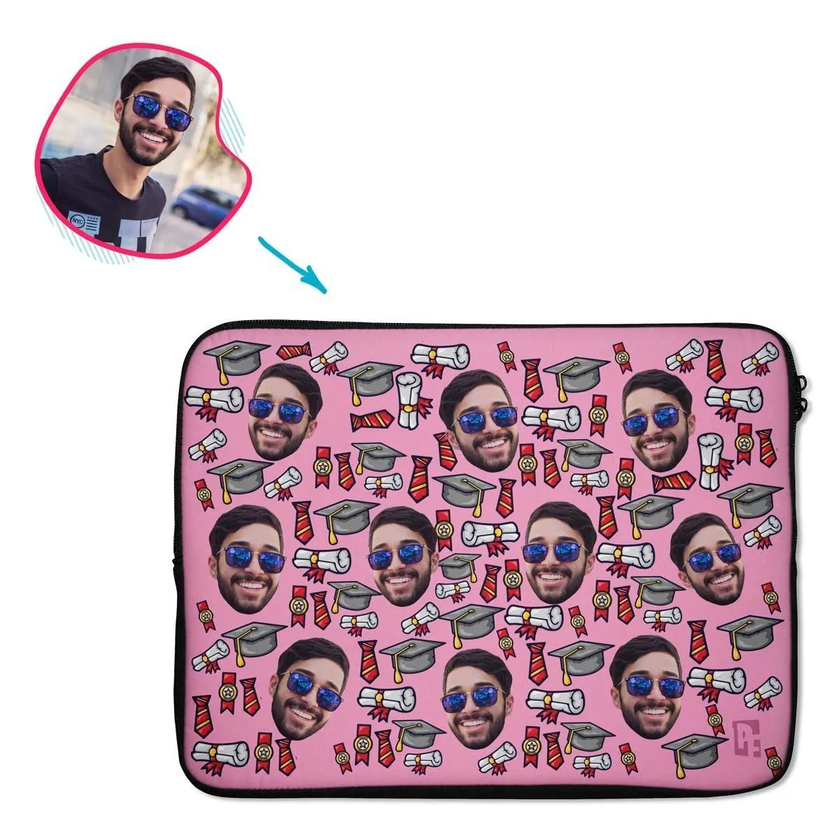 Students & Graduates Personalized Laptop Sleeve