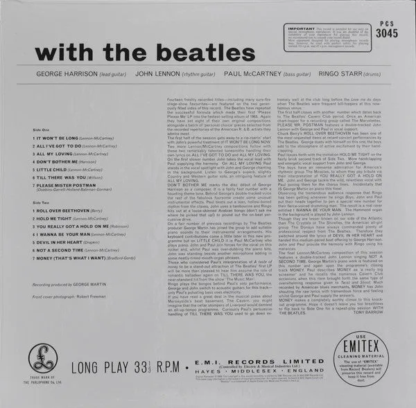 The Beatles - With the Beatles  (New Vinyl LP)