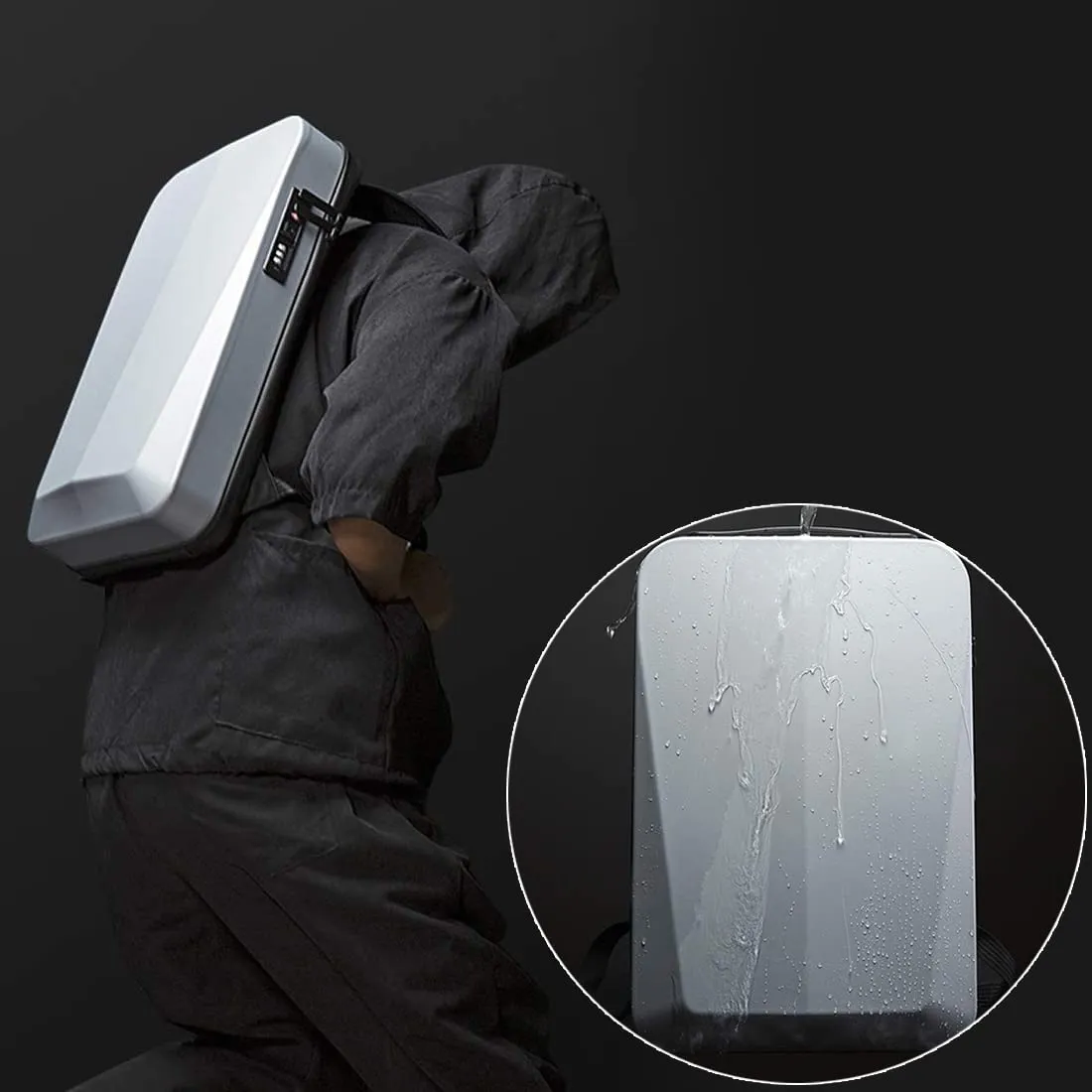 The Clownfish Medium Anti-Theft Laptop Backpack with USB Charging | Classic | M | Golden