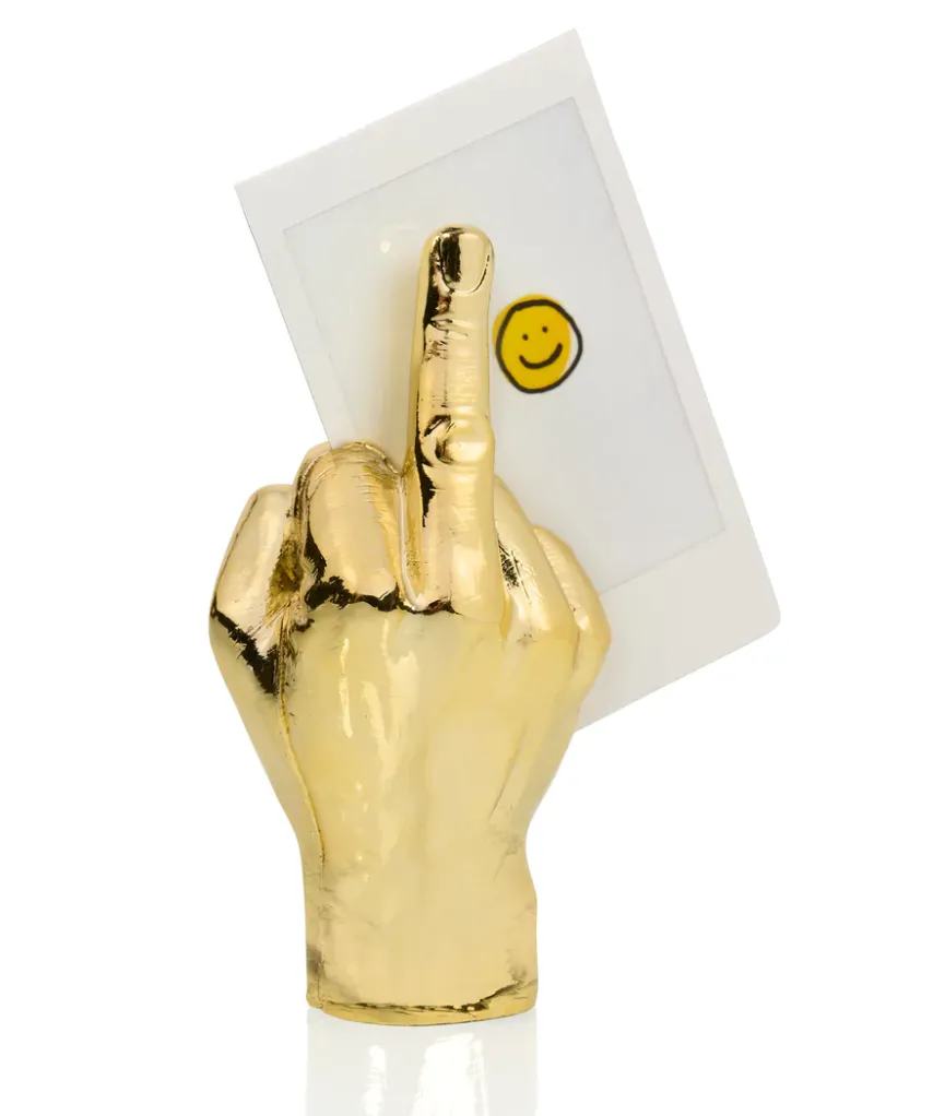 THE FINGER MAGNETIC PHOTOHOLDER GOLD