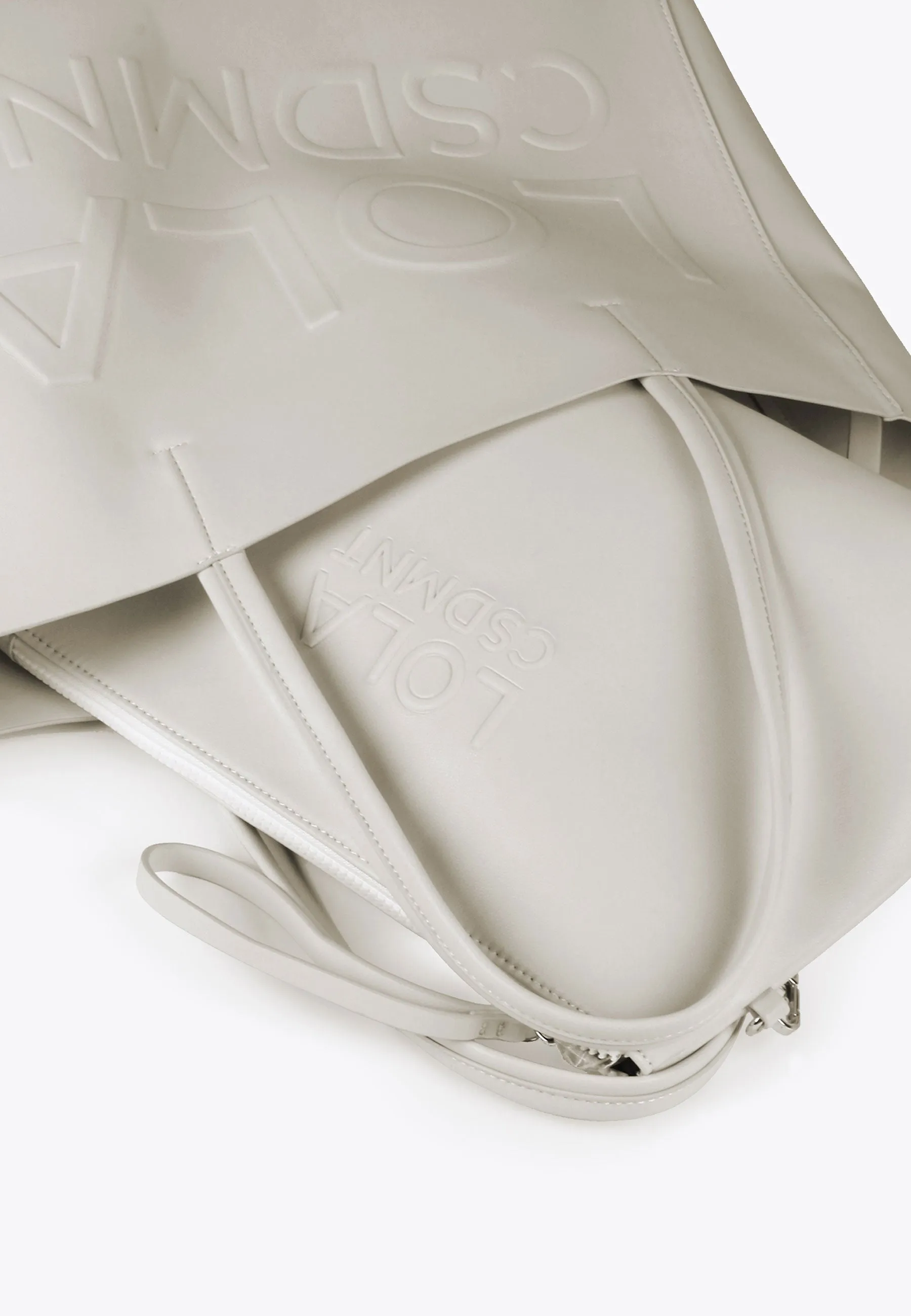 Tote bag with raised logo