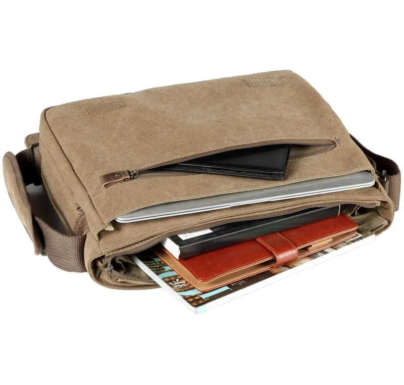 Troop London TRP0240 Classic Bag in Brown