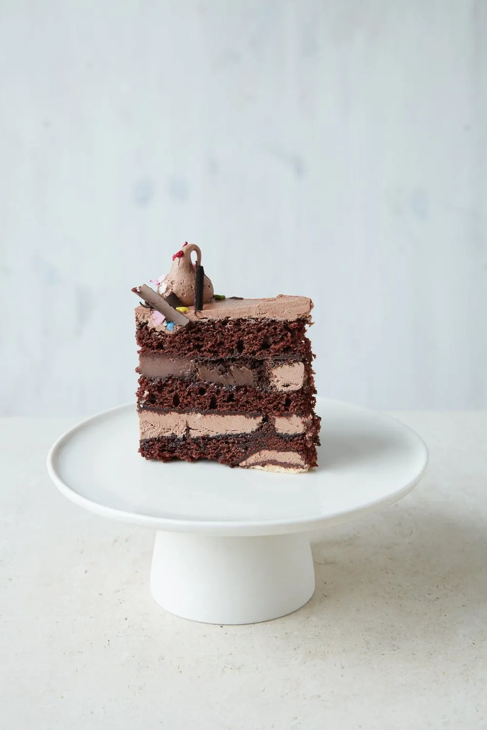 Vegan Chocolate Caramel Cake