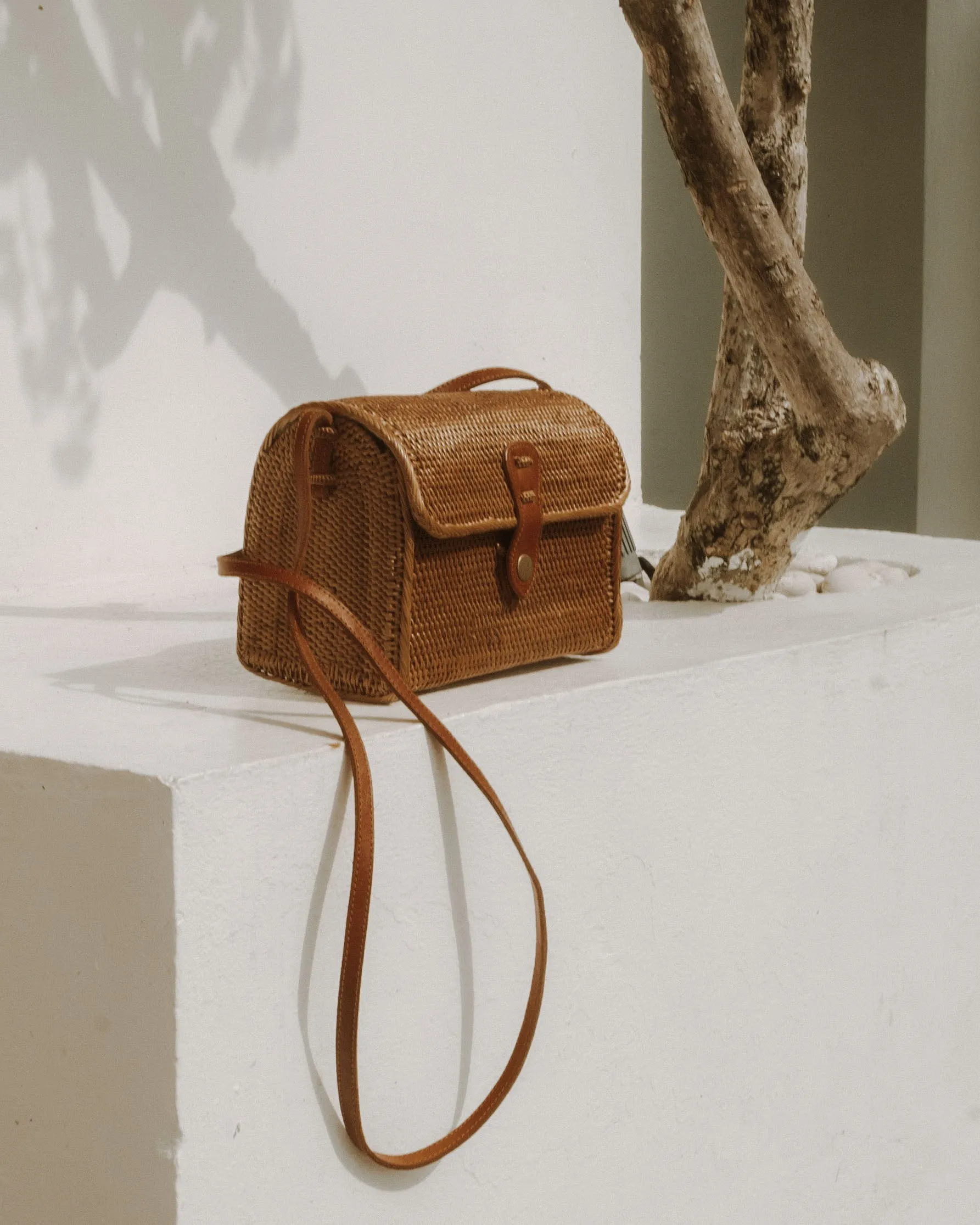 Vegan Nusa Rattan Bag