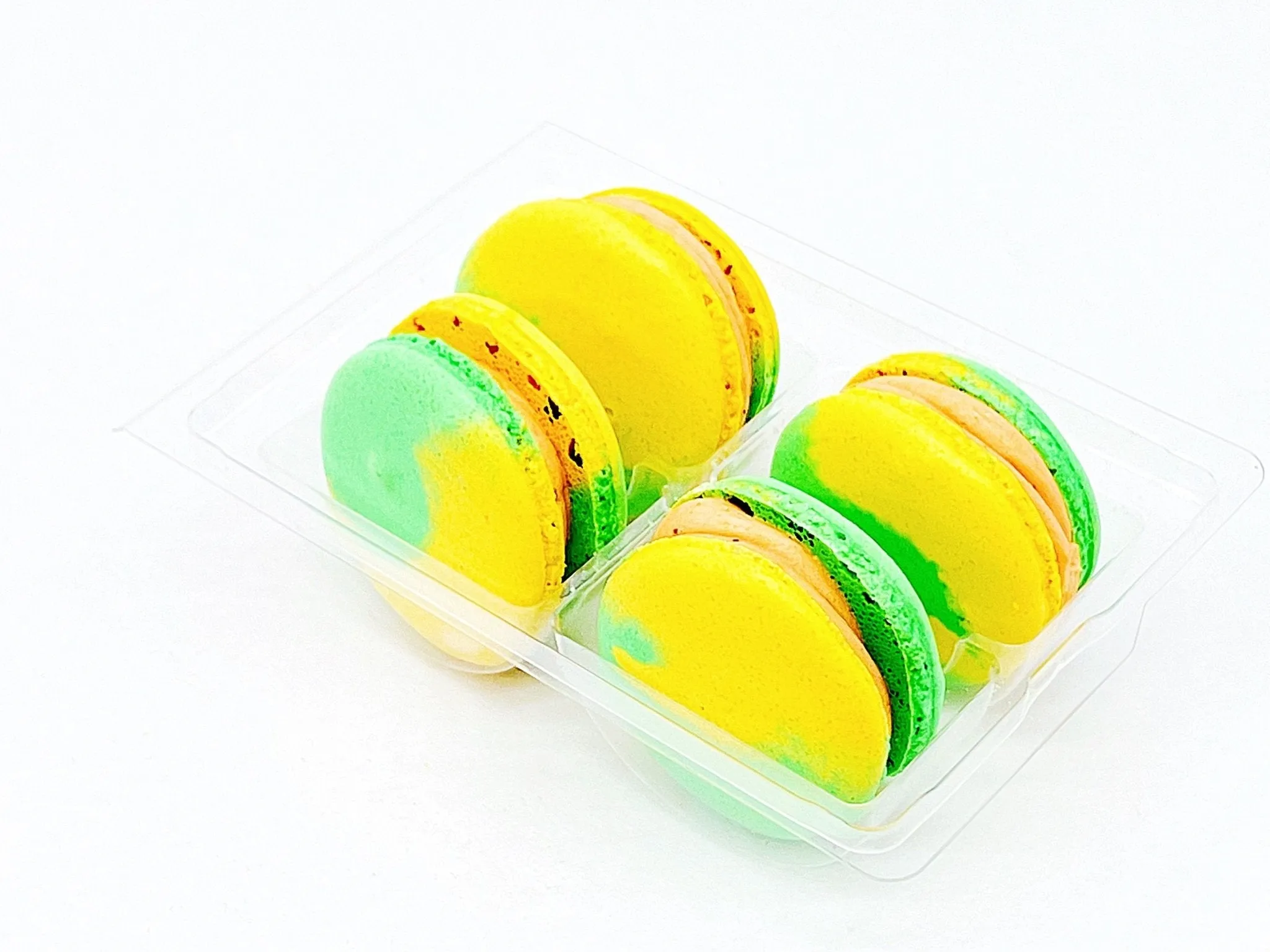 Vegan Pineapple Nutmeg Macarons