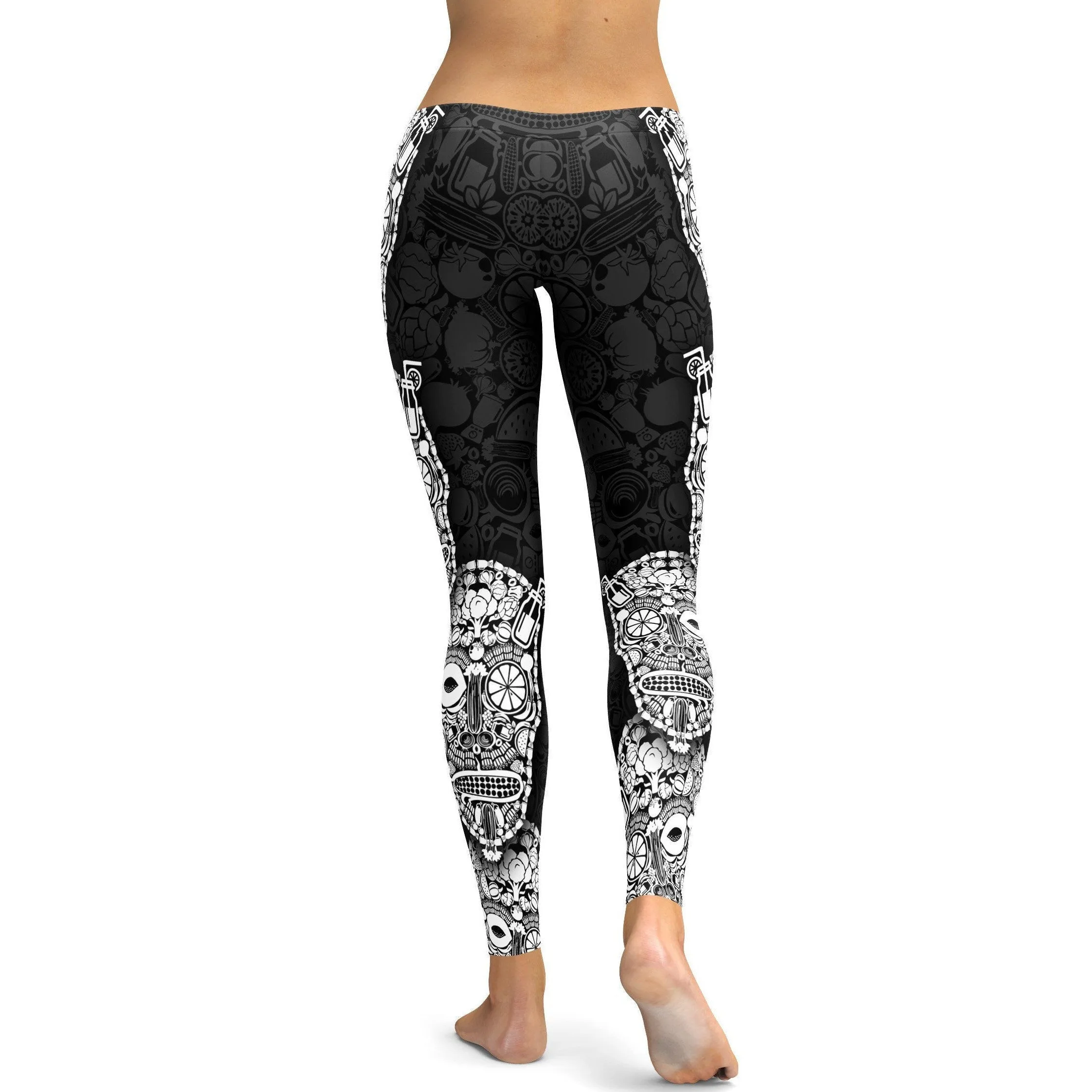 Vegan Skull Leggings