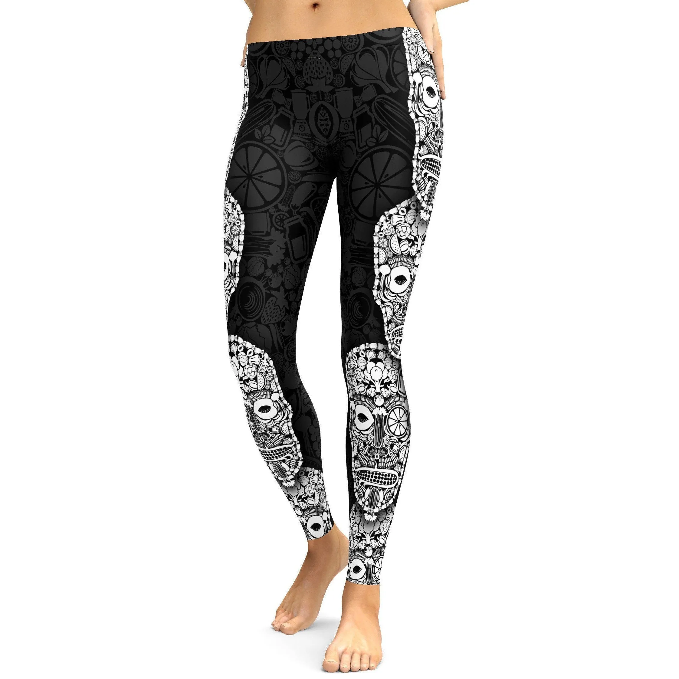 Vegan Skull Leggings