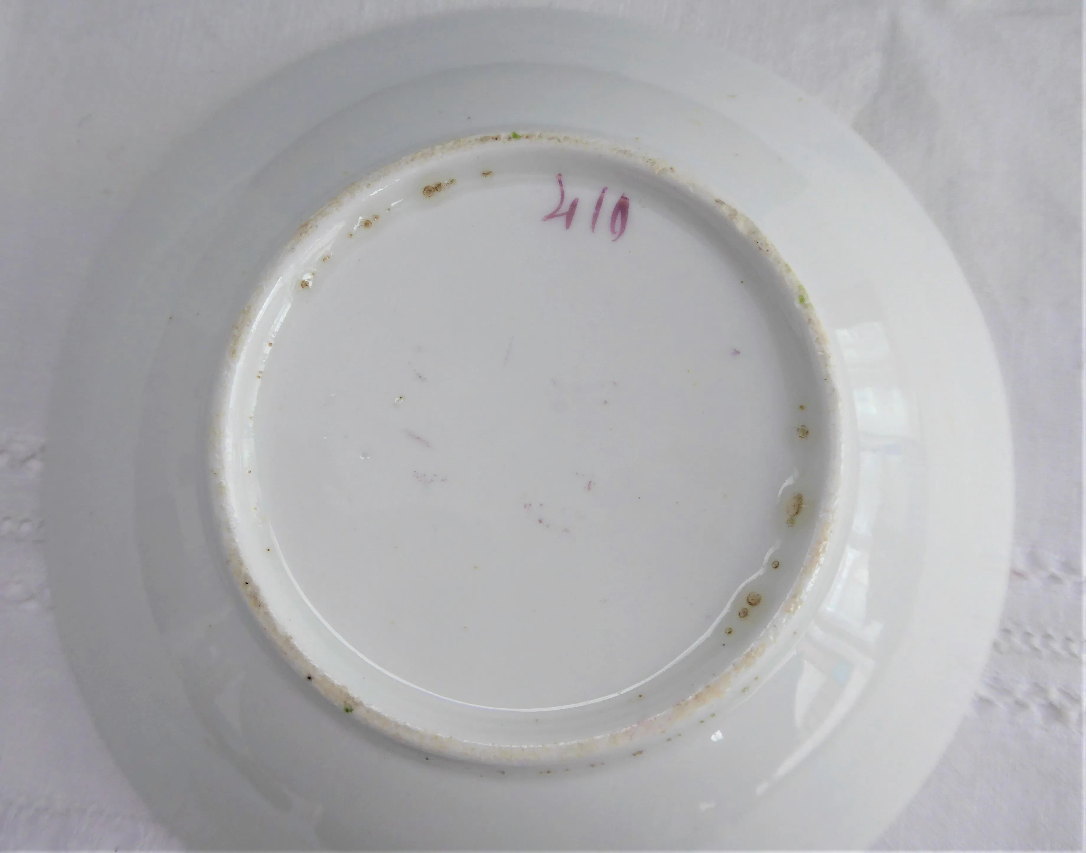 Victorian Pink Copper Luster Cup And Saucer Floral 1830s Pattern Victorian Floral