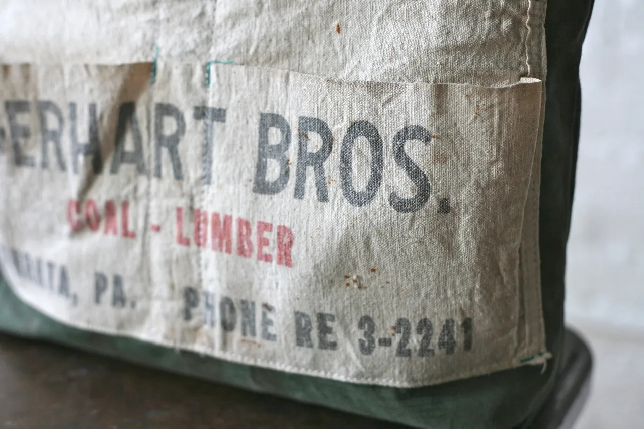WWII era Camo & Work Apron Tote Bag