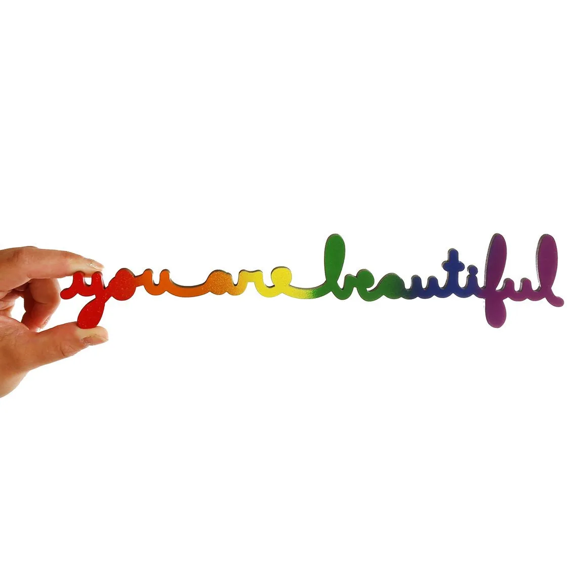 You Are Beautiful Script Sign
