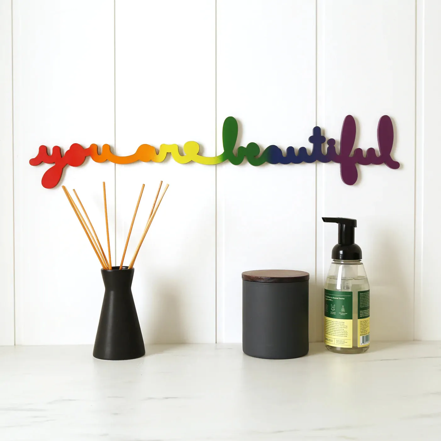 You Are Beautiful Script Sign